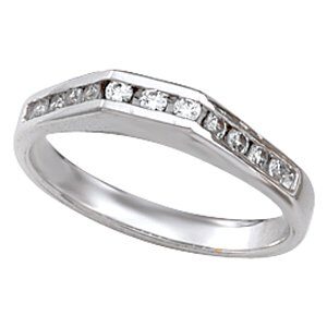 Platinum 1/5 CTW Diamond Band 
