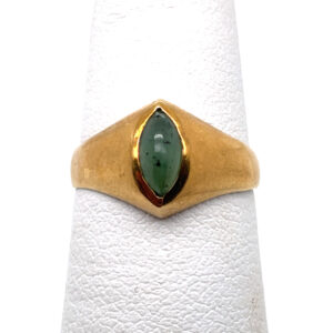 Jade Marquise Ring in 18KYG