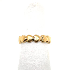 Yellow Gold Heart Band