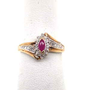 Ruby and Diamond Ring in 10KYG