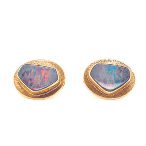 Opal Doublet Cufflinks in 9KYG