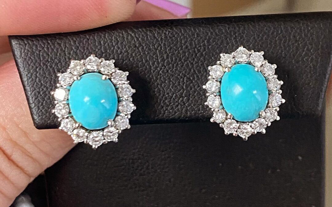 Why Turquoise and Diamonds Make the Perfect Statement Earrings - beje diamond