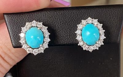 Why Turquoise and Diamonds Make the Perfect Statement Earrings